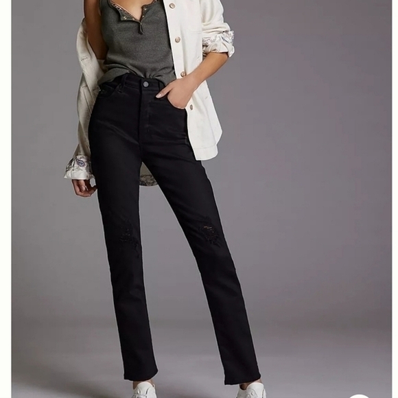 AG Adriano Goldschmied Alexxis Slim Jean Blackboard NWT - Picture 1 of 14